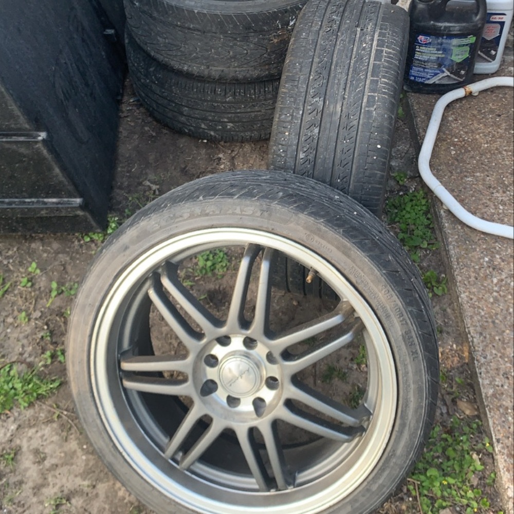 Katana universal rim set /wheel lock and lugs